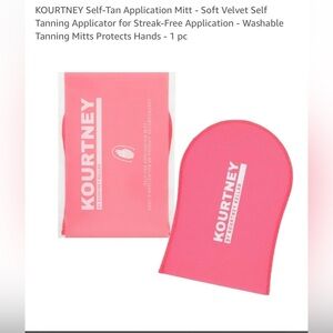 Pink Self-Tan Application Mitt